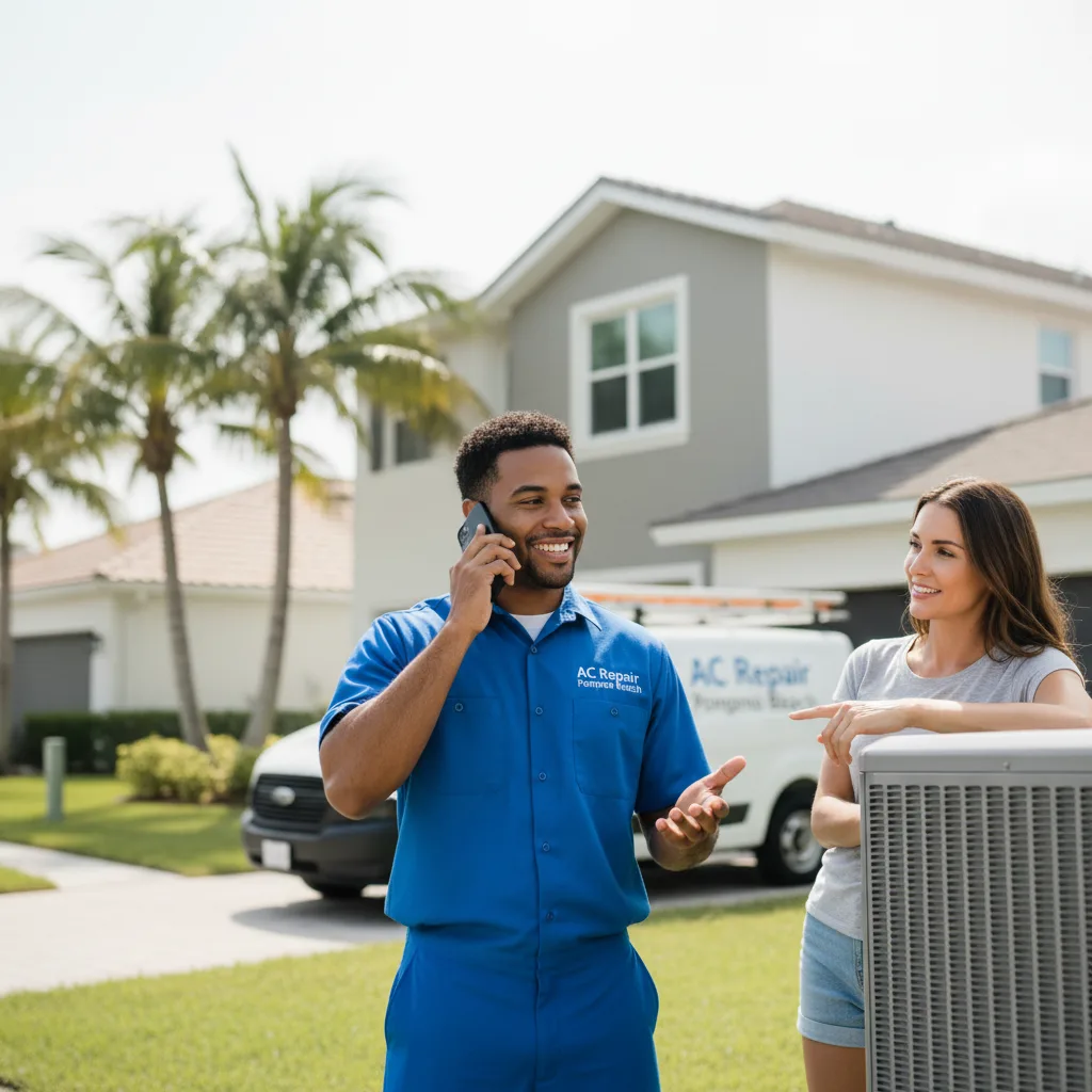 AC Repair Pompano Beach customer support in Benld